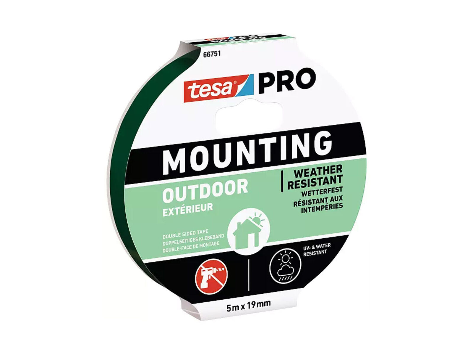 TESA NASTRO BIADESIVO PER ESTERNI 1,5X19