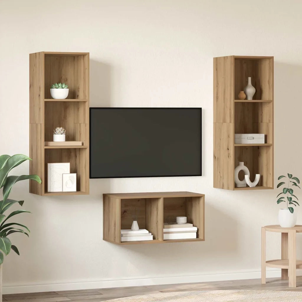Set mobile TV Rovere artigianale 37 x 37 x 107 cm 3393365