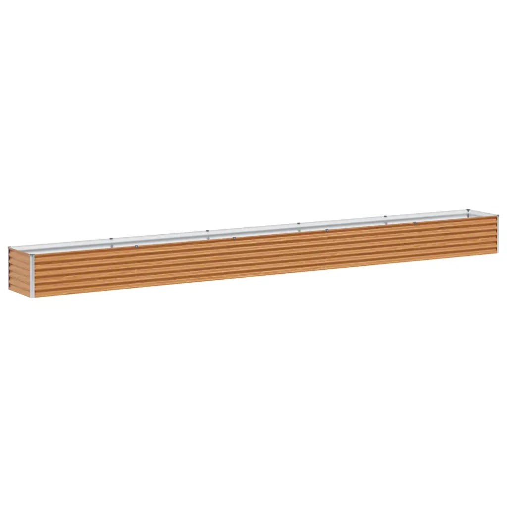 Fioriere | Cassetta per fiori | Letto rialzato da giardino 485 x 50 x 36 cm Acciaio zincato