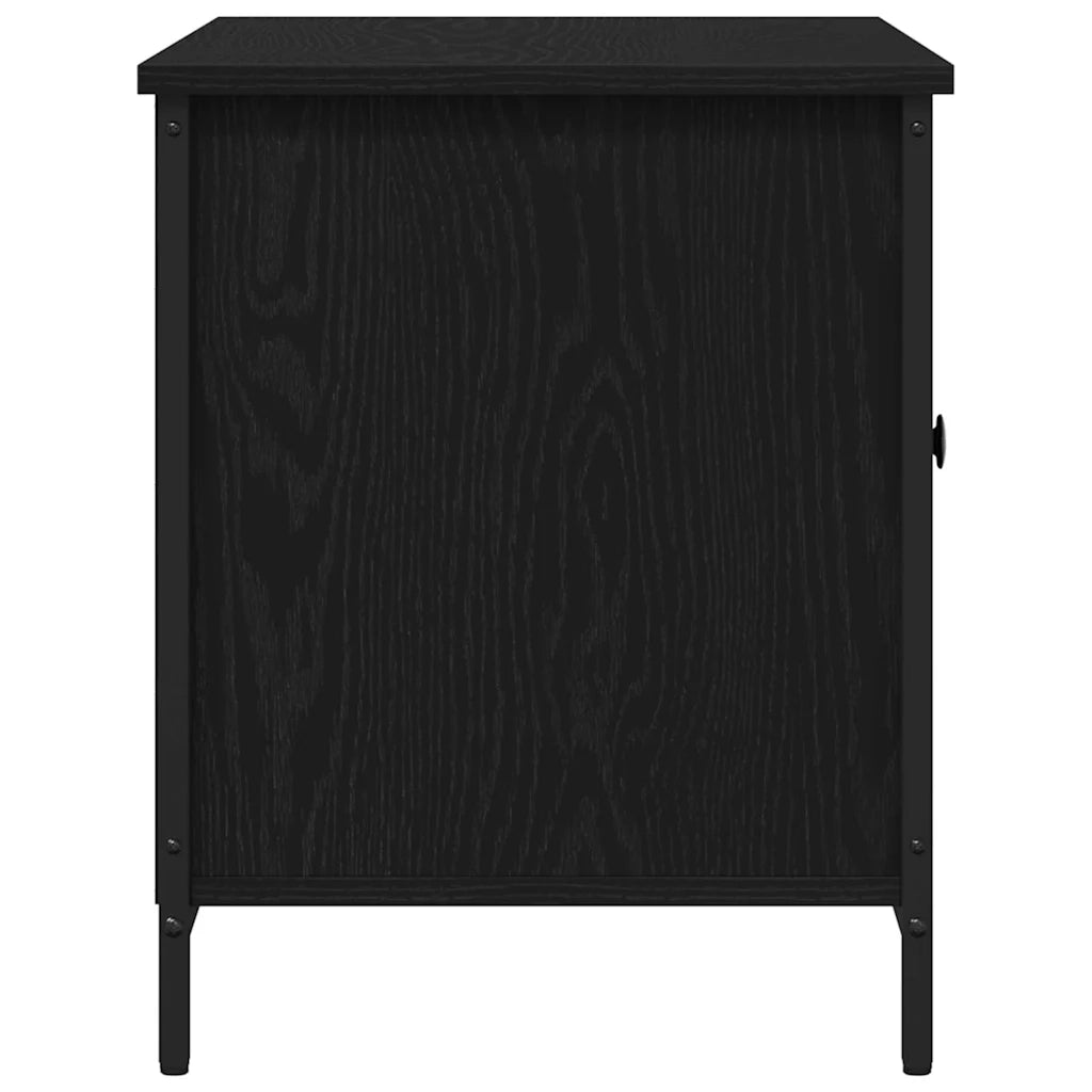 Mobile TV Rovere nero 80 x 40 x 50 cm Legno multistrato 862144