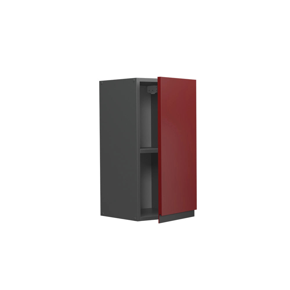 Vicco Pensile da cucina Rosso 30 cm Forma a J