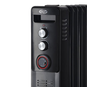 Argoclima WARM BLACK TT 9 Interno Bianco 2400 W Riscaldatore ambiente elettrico a olio