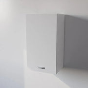 Pensile Cucina  in Legno Nobilitato Bianco Mobile Alto con 1 Anta, Pensile Componibile Moderno Made in Italy (H72XL45XP33cm)