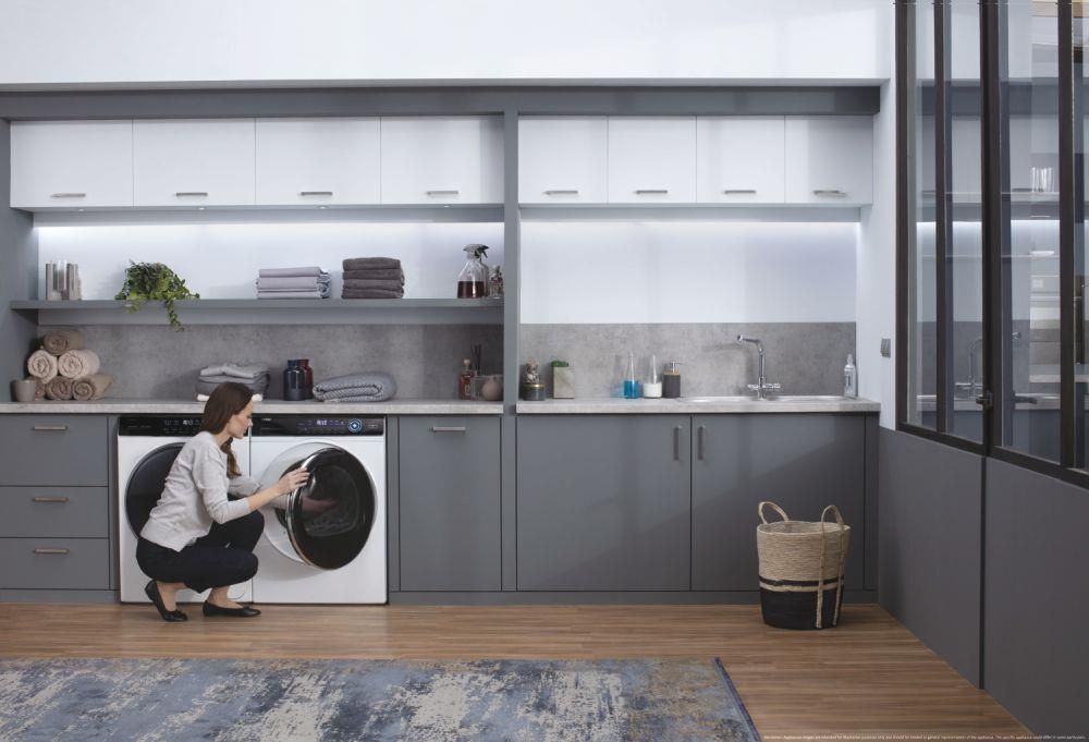 Haier HD100-A2979N-IT asciugatrice Libera installazione Caricamento frontale 10 kg A++ Bianco