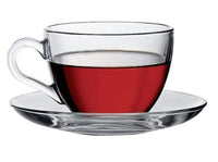 Borgonovo Confezione 2 Tazze da Cappuccino con Piattino Ischia