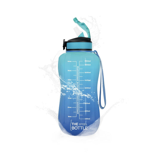 The Steel Bottle Borraccia Motivazionale MWB #3-BLUE&AQUAMARINE