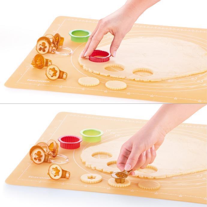 Tescoma 630912 formina per biscotti Verde, Rosso, Giallo