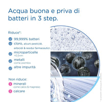 Brita Sistema filtrante mypure SLIM V-MF incl. 1x filtro (8000L) - sistema sottolavello per il tuo rubinetto per acqua buona e priva di batteri al 99,999%