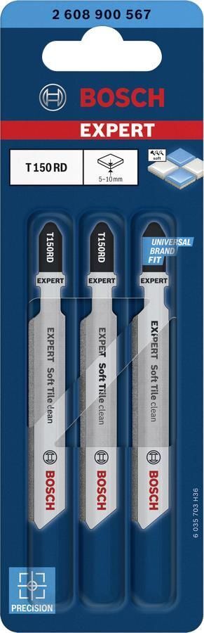 Bosch Expert 2608900567 Lama per seghetto alternativo Diamond 3 pz