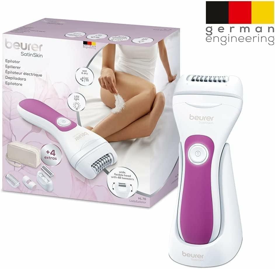 Beurer HL 76 Epilatore Wet&Dry 2 in 1: Epilazione Corpo e Rasatura