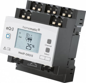 Homematic IP HMIP-DRDI3 DIN montato su guida Attuatore dimmer 3 canali
