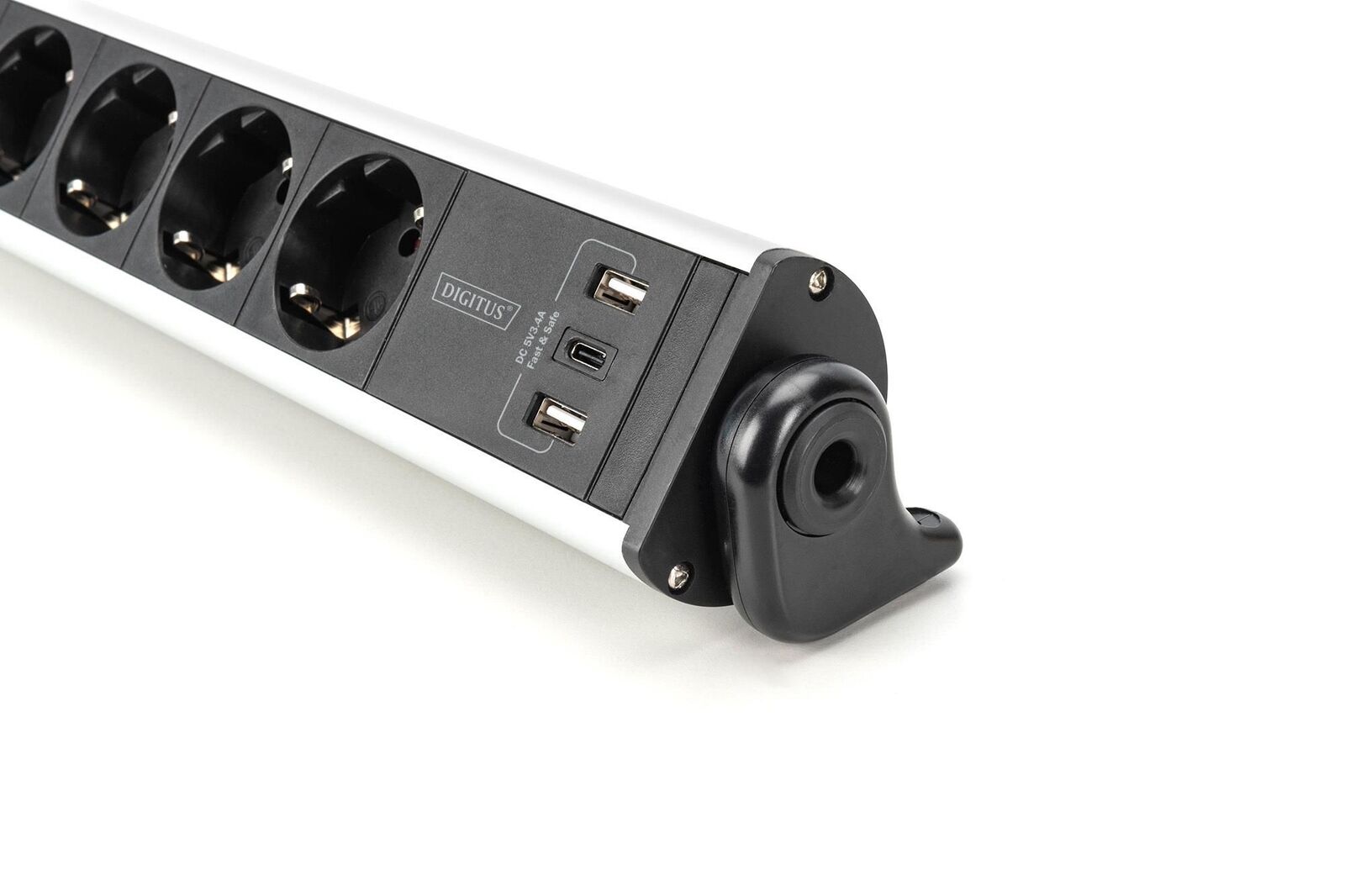 Digitus Presa multipla Office a 6 posti con 3 porte USB