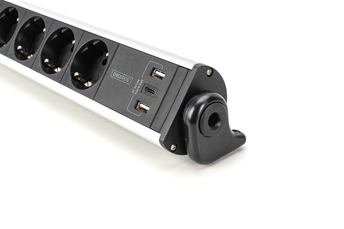 Digitus Presa multipla Office a 6 posti con 3 porte USB