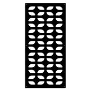 GLOBECROSS - Pannello in PVC traforato - Parasole Colore: nero, Misura: 98x198 cm