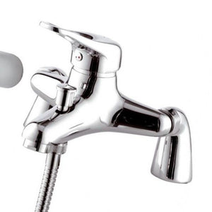 Miscelatore bordo vasca con doccino e flessibile remer - serie kiss