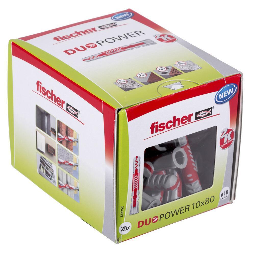 Fischer DUOPOWER 10 x 80 25 pz 80 mm