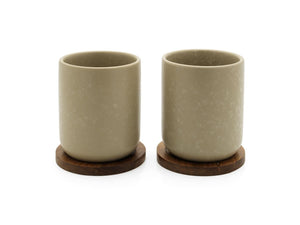 Bredemeijer Umea loam tazza Grigio Tè 2 pz