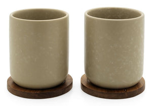 Bredemeijer Umea loam tazza Grigio Tè 2 pz