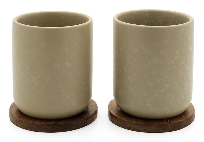 Bredemeijer Umea loam tazza Grigio Tè 2 pz