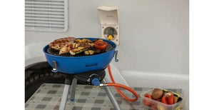 Campingaz Party Grill 400 Caravan Da tavolo propano/butano Nero, Blu, Acciaio satinato 2000 W
