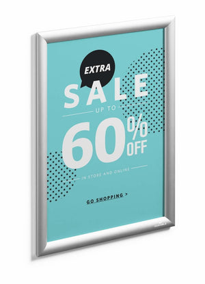 Durable 479723 placchetta da muro 278 x 402 mm Rettangolo Argento Alluminio