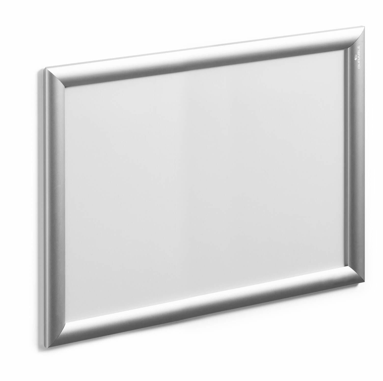 Durable 479723 placchetta da muro 278 x 402 mm Rettangolo Argento Alluminio