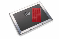 Durable 479723 placchetta da muro 278 x 402 mm Rettangolo Argento Alluminio