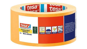 TESA Professional 4344 50 m Carta gommata per uso generico Adatto per uso interno Adatto per uso esterno Carta Arancione