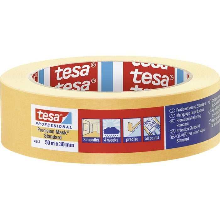 TESA Professional 4344 50 m Carta gommata per uso generico Adatto per uso interno Adatto per uso esterno Carta Arancione