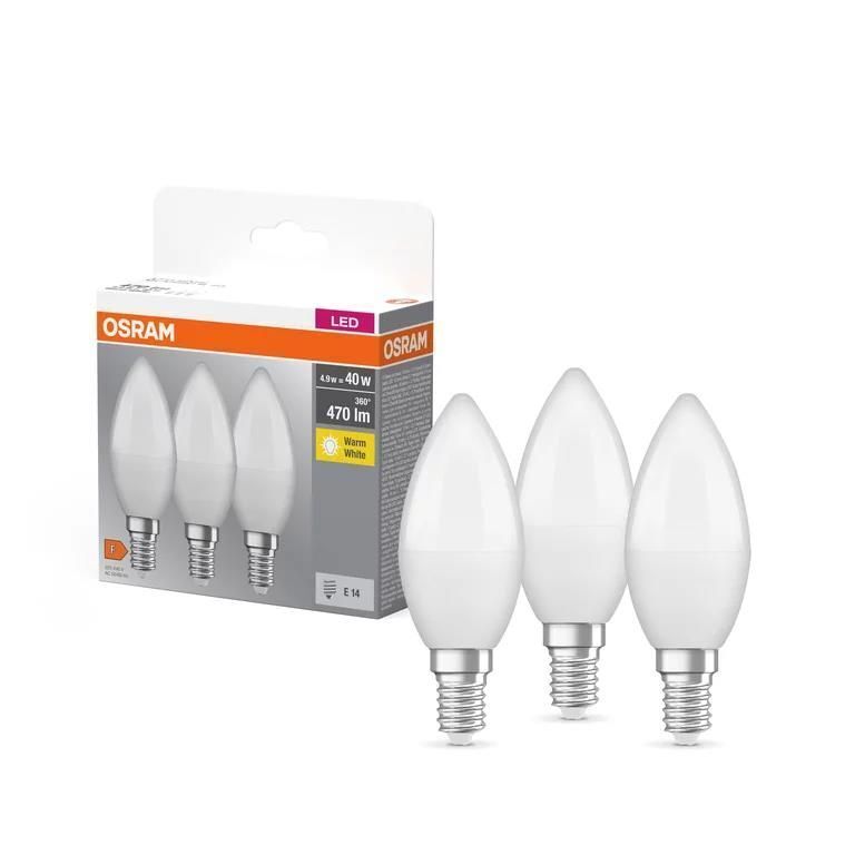 Osram 4099854047091 lampada LED Bianco caldo 2700 K 4,9 W E14 F
