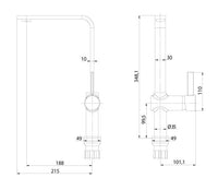 Miscelatore lavello cucina completo, moderno