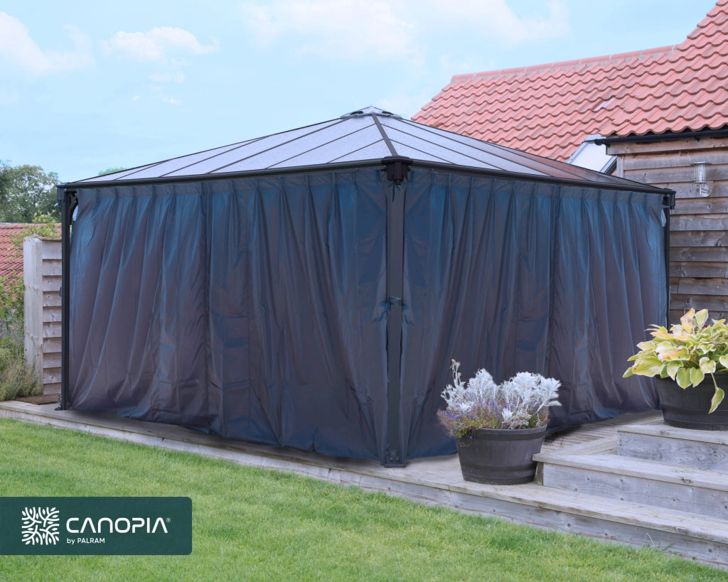 Canopia Set Di Tende Per Gazebo Palermo 4X2.2 m