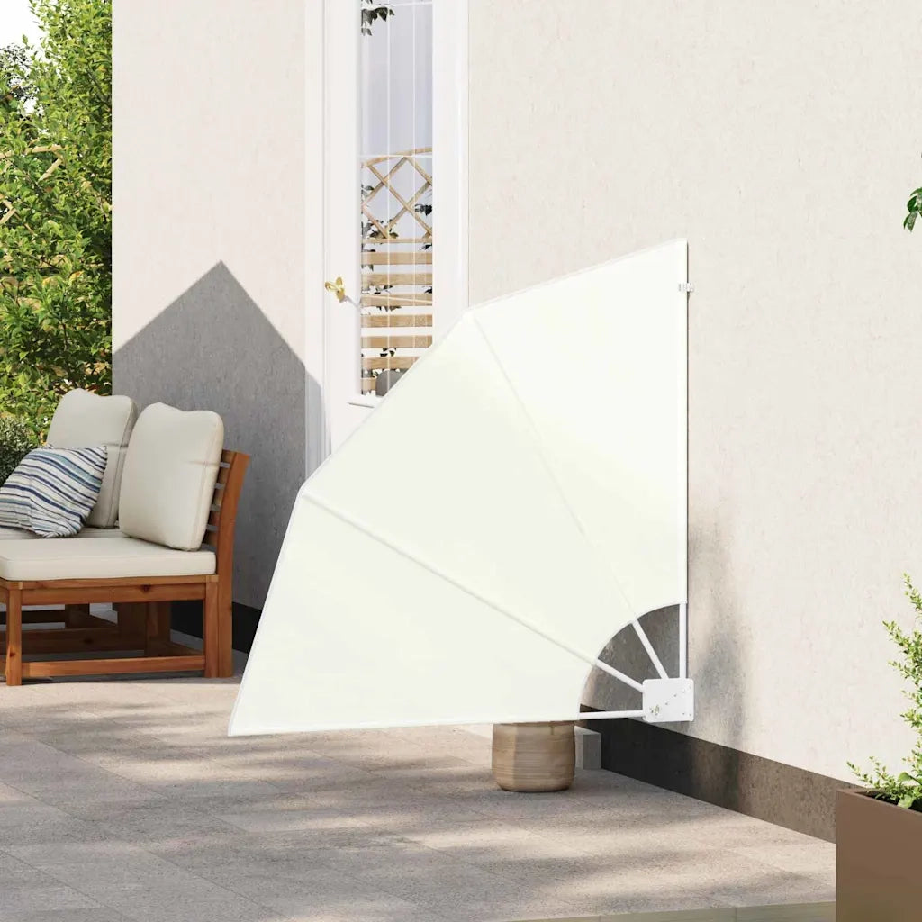Schermo di Privacy per Balcone Crema 115 x 115 cm Poliestere 42000942