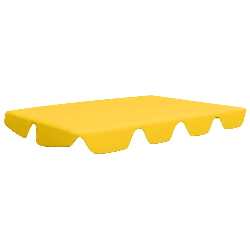 Baldacchino per Dondolo Giardino Giallo 188/168x145/110 cm CFW4891883