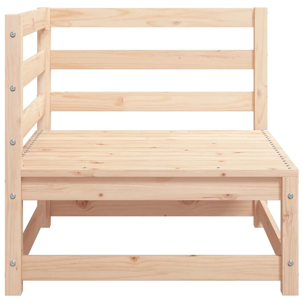 Divano Angolare Giardino con Cuscini Antracite Legno di Pino 807286