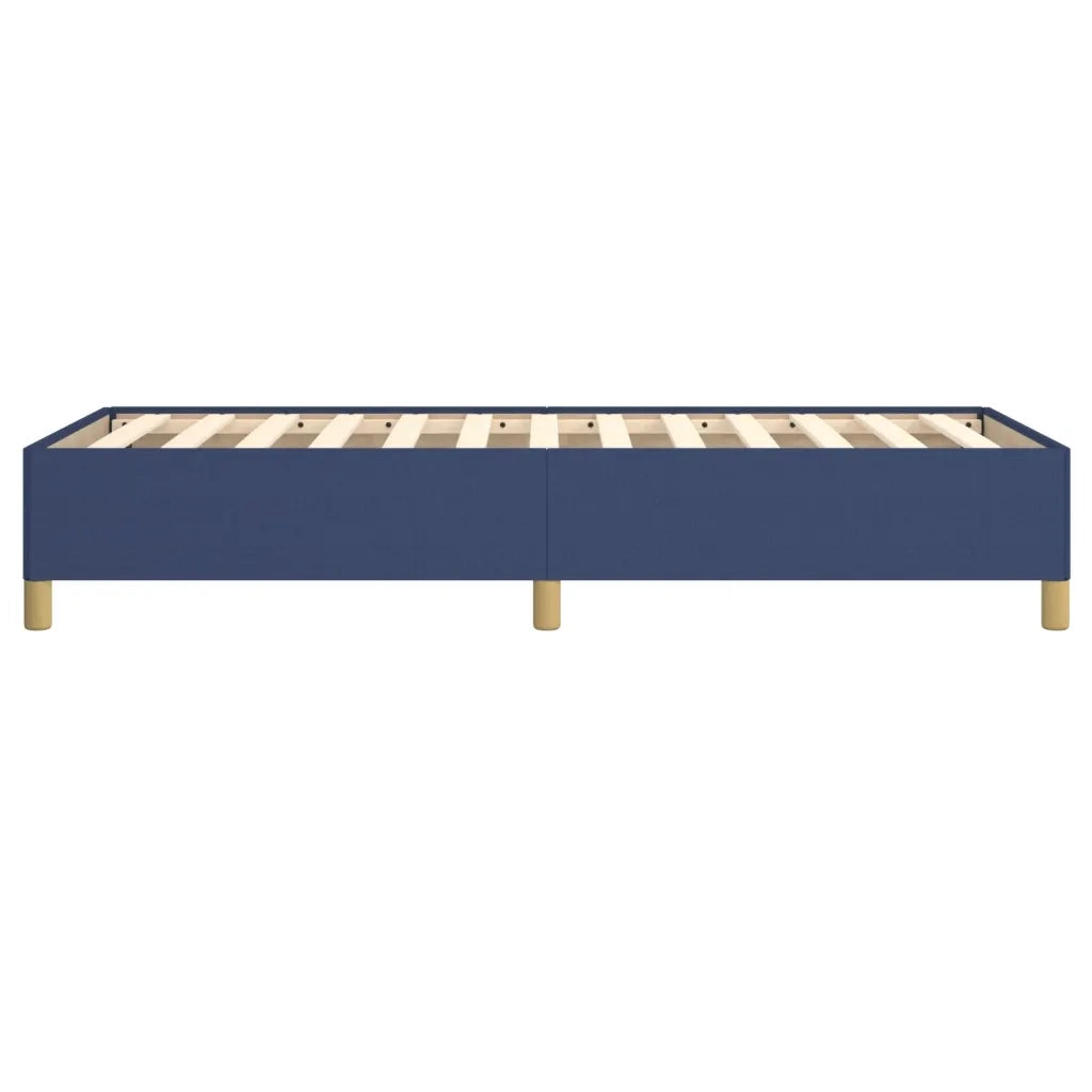 Giroletto senza Materasso-Struttura Letto Blu 100x200 cm in Tessuto 958272