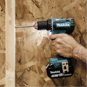 Makita DDF485ZJ trapano 1900 Giri/min Senza chiave 1,7 kg Nero, Blu