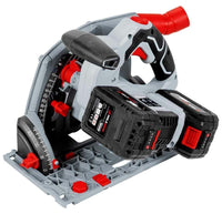 Holzmann TAS165AKKU sega circolare portatile 16,5 cm Nero, Grigio, Rosso 5500 Giri/min 100 W