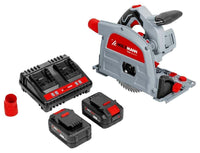 Holzmann TAS165AKKU sega circolare portatile 16,5 cm Nero, Grigio, Rosso 5500 Giri/min 100 W