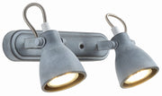 Applique Candellux ASH 92-64400 grigia 2xGU10 metallo
