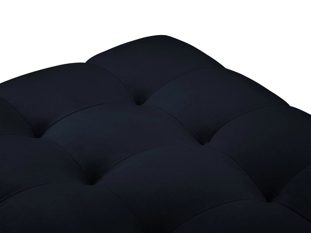 Cosmopolitan Design - Pouf "Bali" in velluto blu scuro 