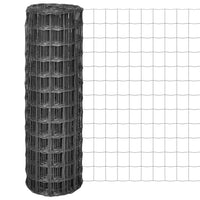 Recinzione Euro in Acciaio 10x1,2 m Grigia cod mxl 7452