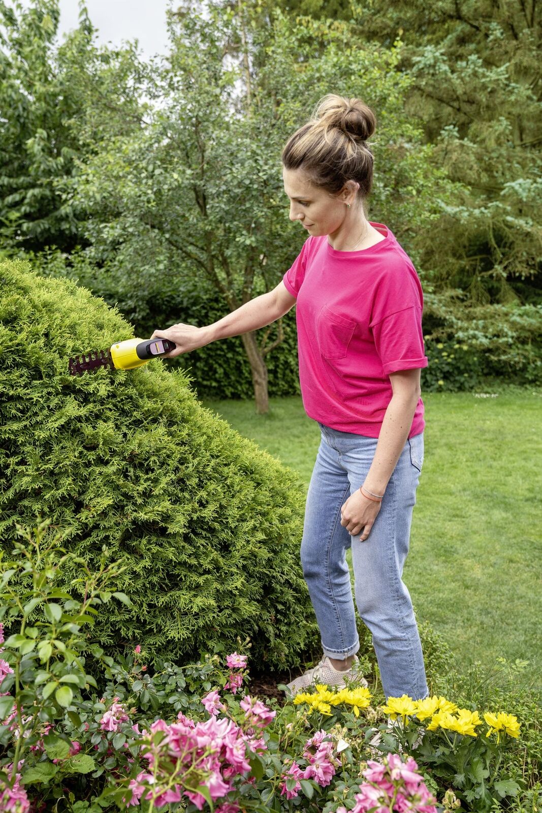 Kärcher GSH 4-4 PLUS cesoia per erba cordless 8 cm 4 V Nero, Giallo