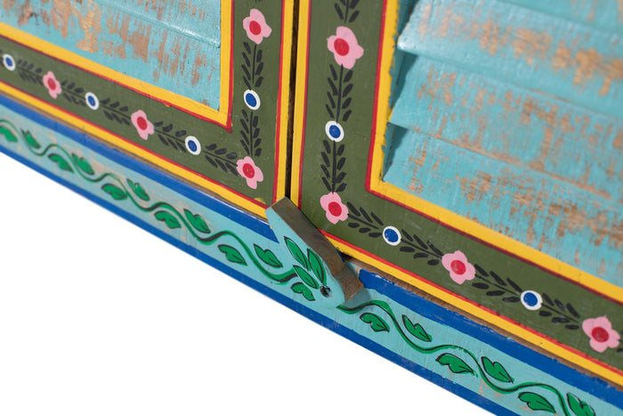 Armadio in legno di mango con design artigianale alto 2 m