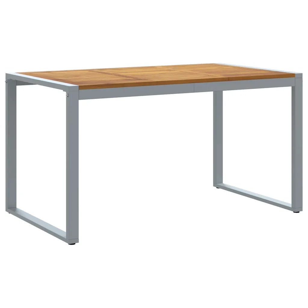 Tavolo da Giardino Grigio 140 x 80 x 75 cm 4010602