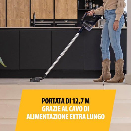 Tristar SZ-2318 scopa elettrica Aspirapolvere a bastone AC Secco Senza sacchetto 600 W Blu