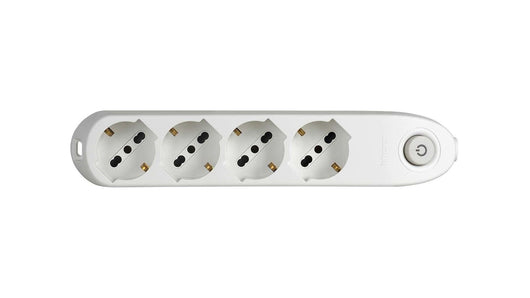 bticino Poker prolunghe e multiple 1,5 m 4 presa(e) AC Interno Bianco