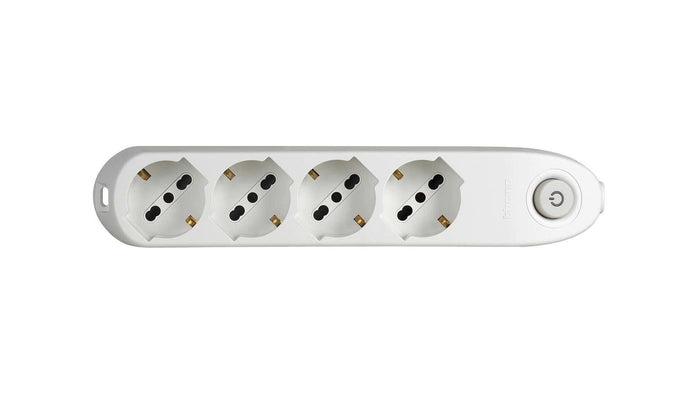 bticino Poker prolunghe e multiple 1,5 m 4 presa(e) AC Interno Bianco