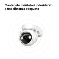 Imou Cell PT Kit - Telecamera da Esterno a batteria con risoluzione 2K (3MP), Rilevamento Movimento/Umano, Visione Notturna a Colori, Audio Bidirezionale, IP66