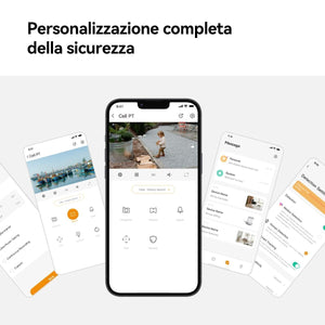 Imou Cell PT Kit - Telecamera da Esterno a batteria con risoluzione 2K (3MP), Rilevamento Movimento/Umano, Visione Notturna a Colori, Audio Bidirezionale, IP66